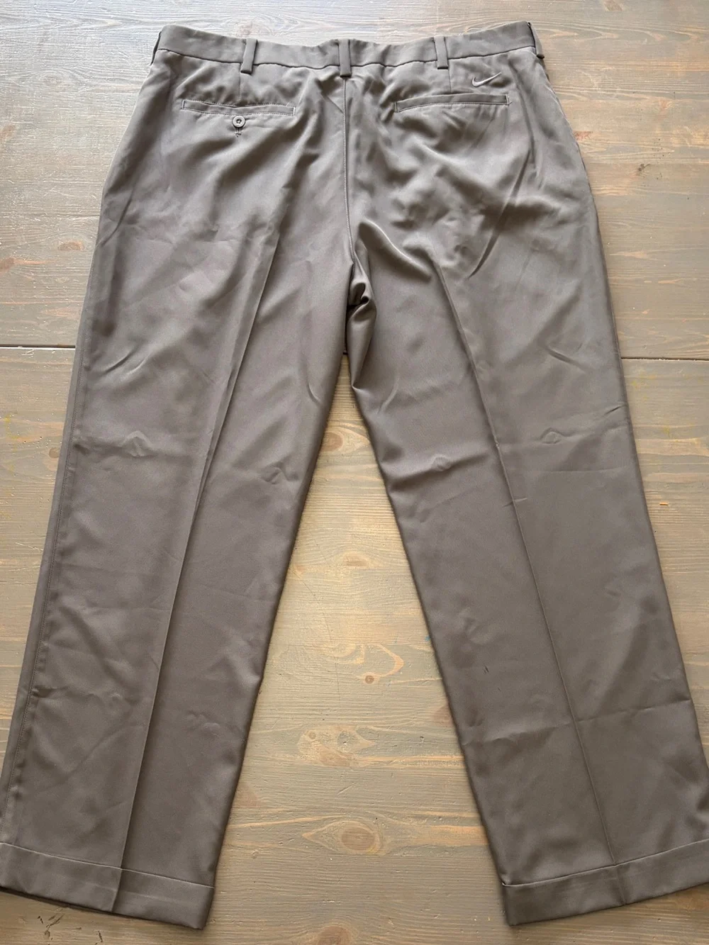 Nike Golf Gray Dri-FIT Performance Pants with Embroidered Swoosh